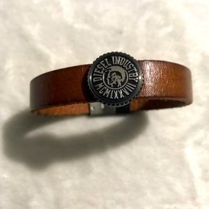 Diesel leather bracelet